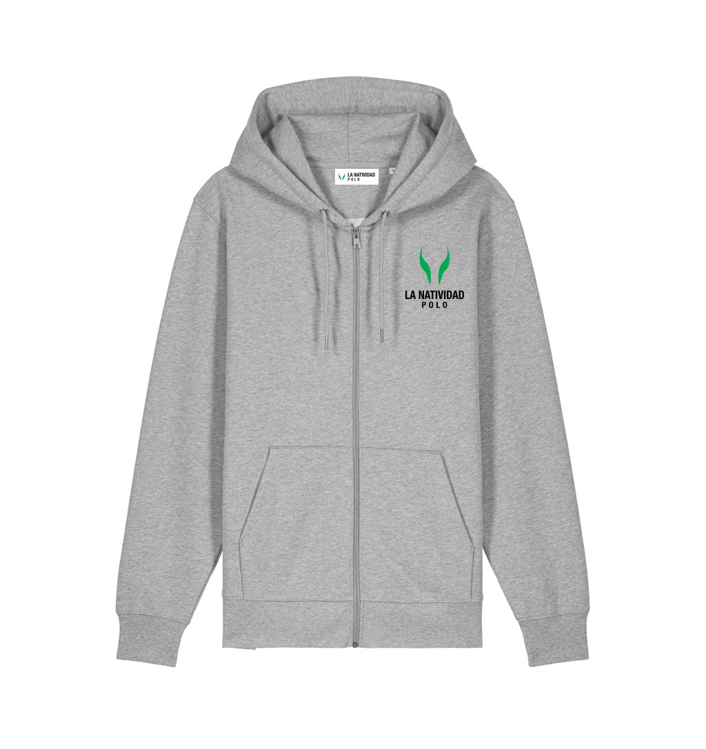 Sudadera Con Cremallera La Natividad Classic Gris