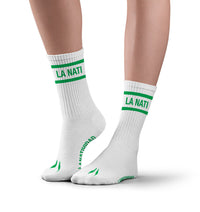 La Natividad White Sports Socks
